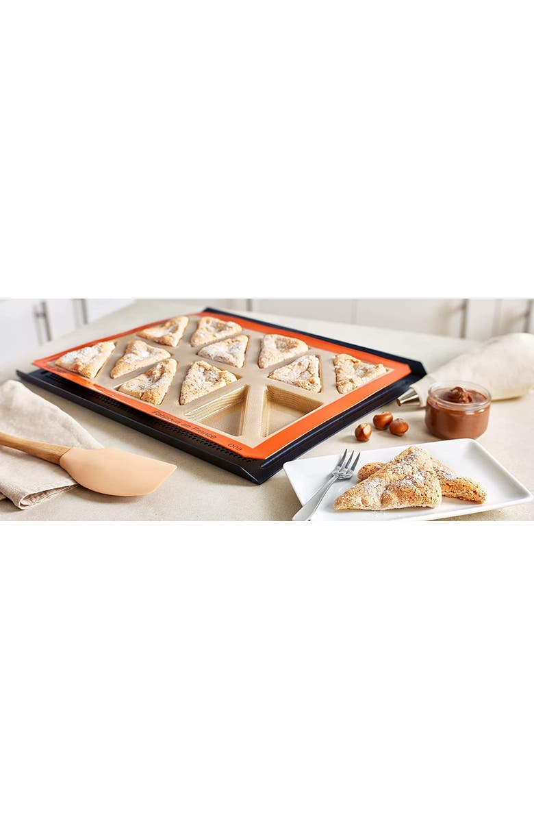 Silpat Perfect Non-Stick Scones Mold, Alternate, color, Orange