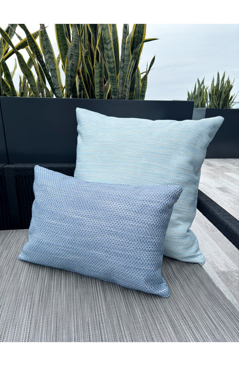 Anaya Bay View Indoor Outdoor Pillow, Alternate, color, Blue