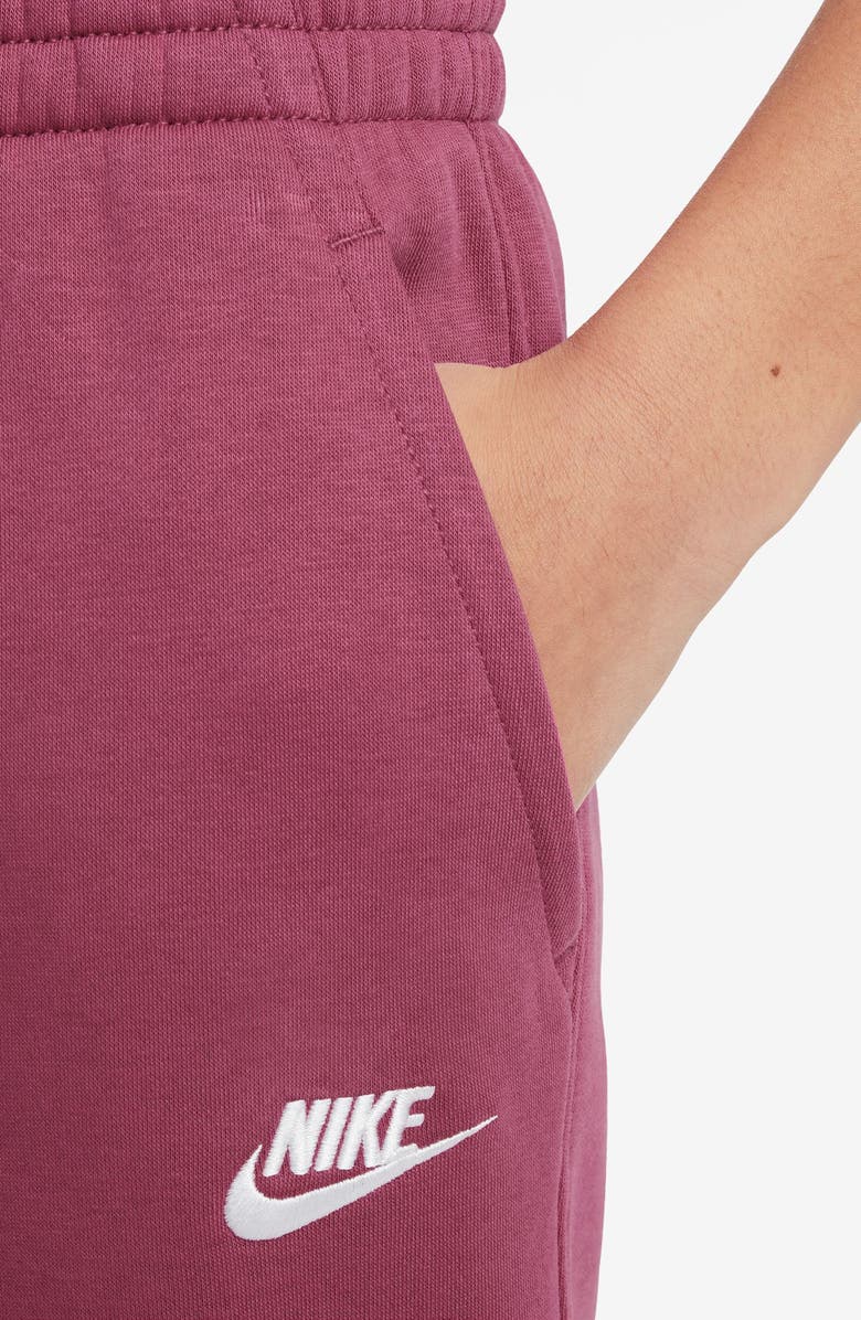 Nike Kids' Club Fleece Joggers, Alternate, color, Sweet Beet/ White