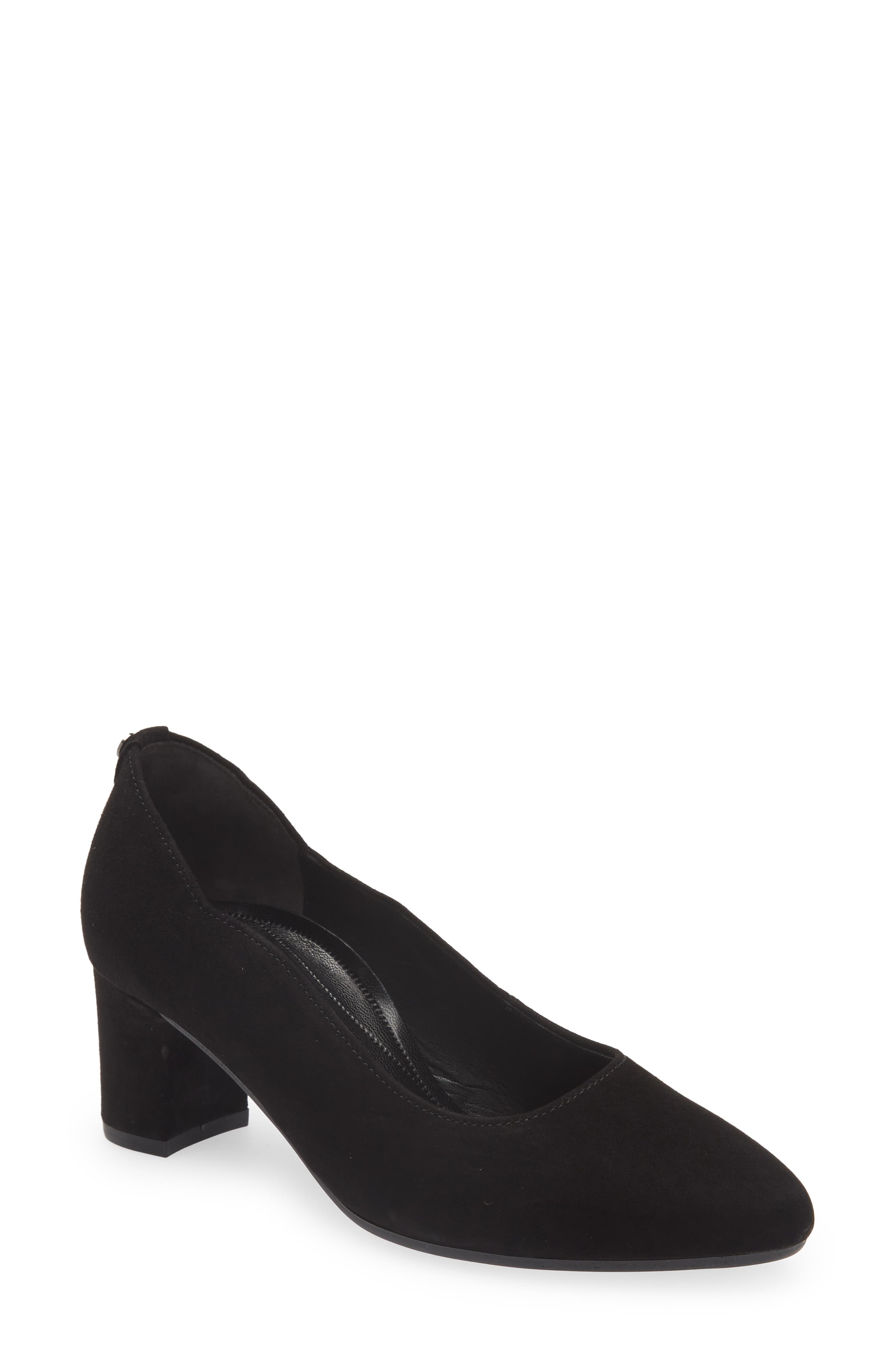 Gabor Scallop Pump, Main, color, Black