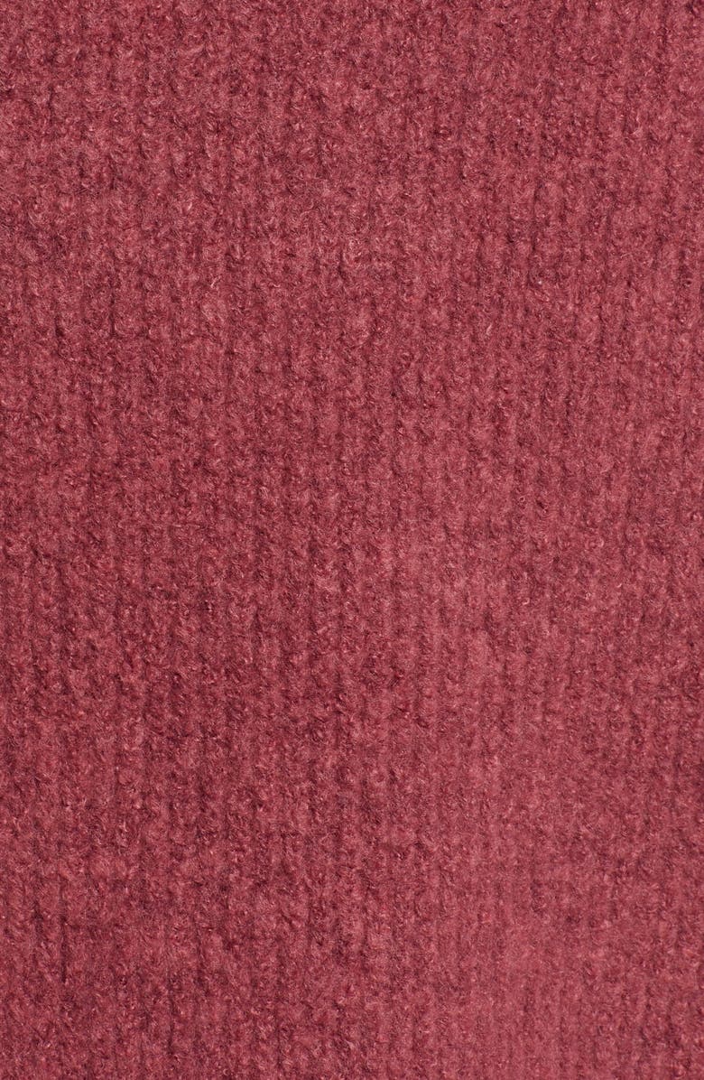 Something Navy Fuzzy Oversize Sweater, Alternate, color,