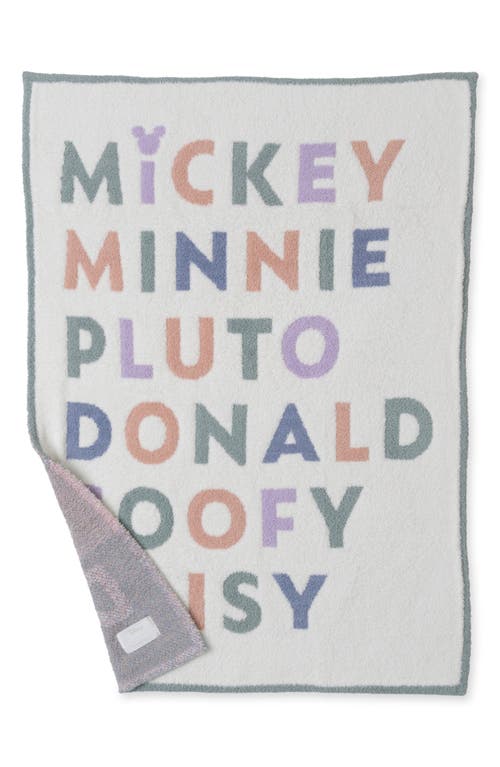 Barefoot Dreams X Disney Mickey & Friends Cozychic® Stroller Blanket In Cream Multi