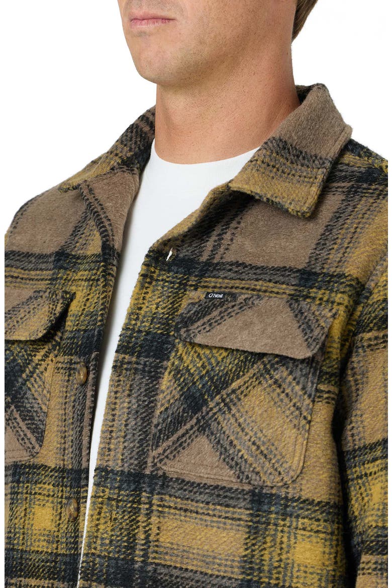 OG Lux Plaid Shirt Jacket, Alternate, color, TWILL