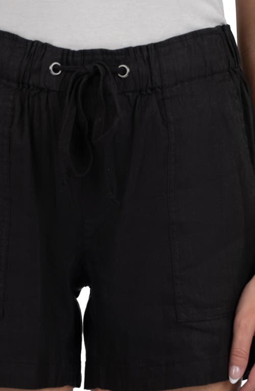 Kut From The Kloth Katana Drawstring Linen Blend Shorts