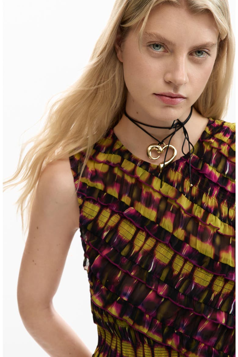 Ruffle Sleeveless Top, Alternate, color, GREEN