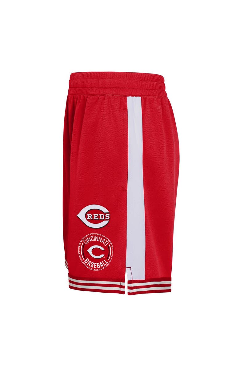 Outerstuff Youth  Red Cincinnati Reds Infielder Shorts, Alternate, color, 