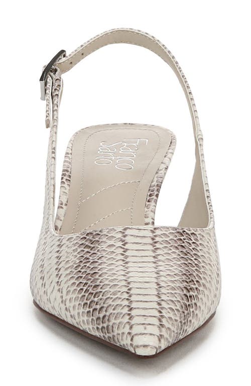 Franco Sarto Kate Slingback Kitten Heel Pump In Grey
