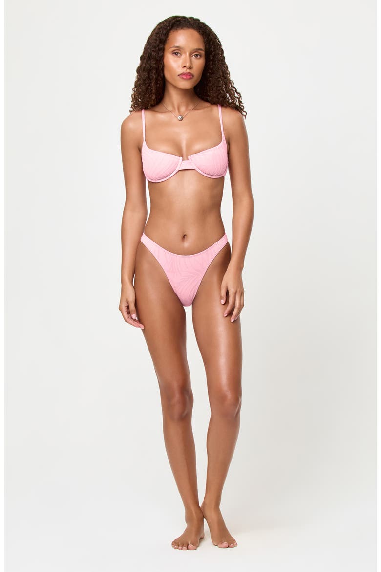 Donnie Bikini Bottoms, Alternate, color, PINK SUGAR