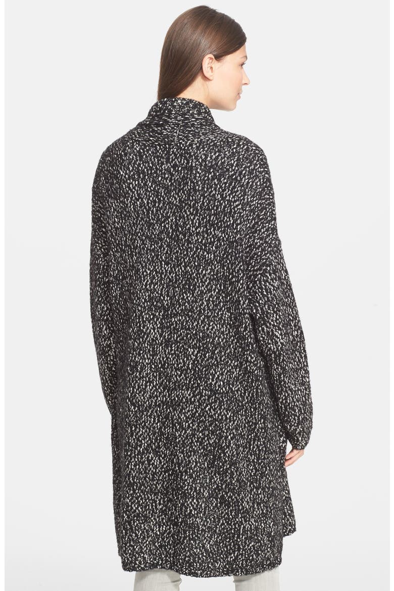 Multicolor Shawl Collar Cardigan, Alternate, color, BLACK