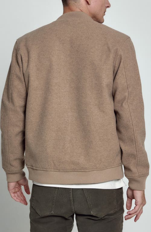 7 Diamonds Braxton Bomber Jacket In Brown