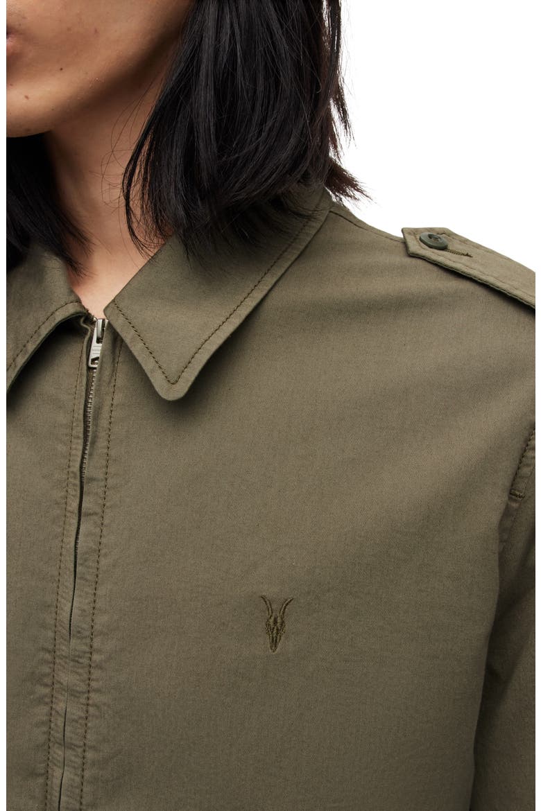 Solano Cotton Blend Jacket, Alternate, color, LEAF GREEN