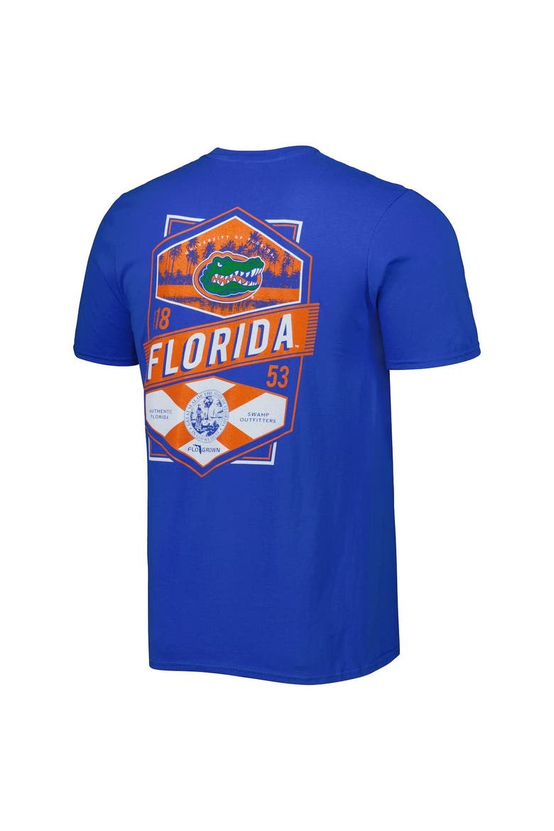 Men's Royal Florida Gators Double Diamond Crest T-Shirt, Alternate, color, Royal