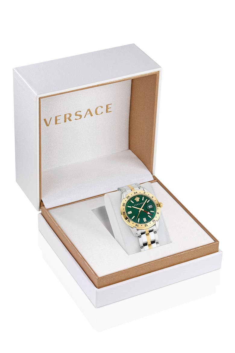 Greca Time Bracelet Watch, 41mm, Alternate, color, TWO TONE