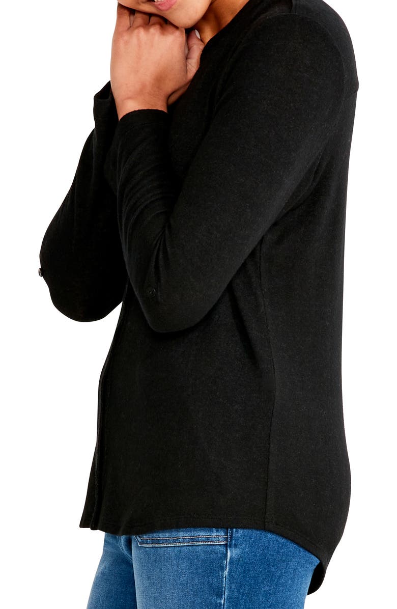 NIC+ZOE Sweet Dreams Roll Sleeve Button-Up Shirt, Alternate, color,