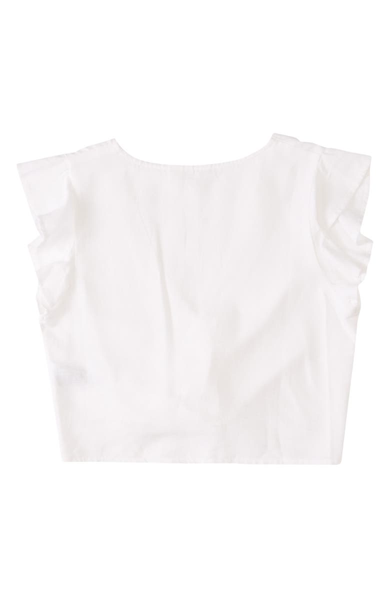 Roxy Sweeter Than This Tie Front Crop Top, Alternate, color, 