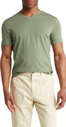 T.R. PREMIUM Solid V-Neck T-Shirt