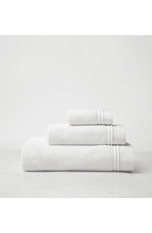 Sferra Aura Nuova Bath Towel In White/white