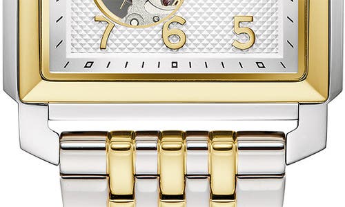 Bulova Men's Automatic Classic Sutton Two-tone Stainless Steel Bracelet Watch 33mm In Gray