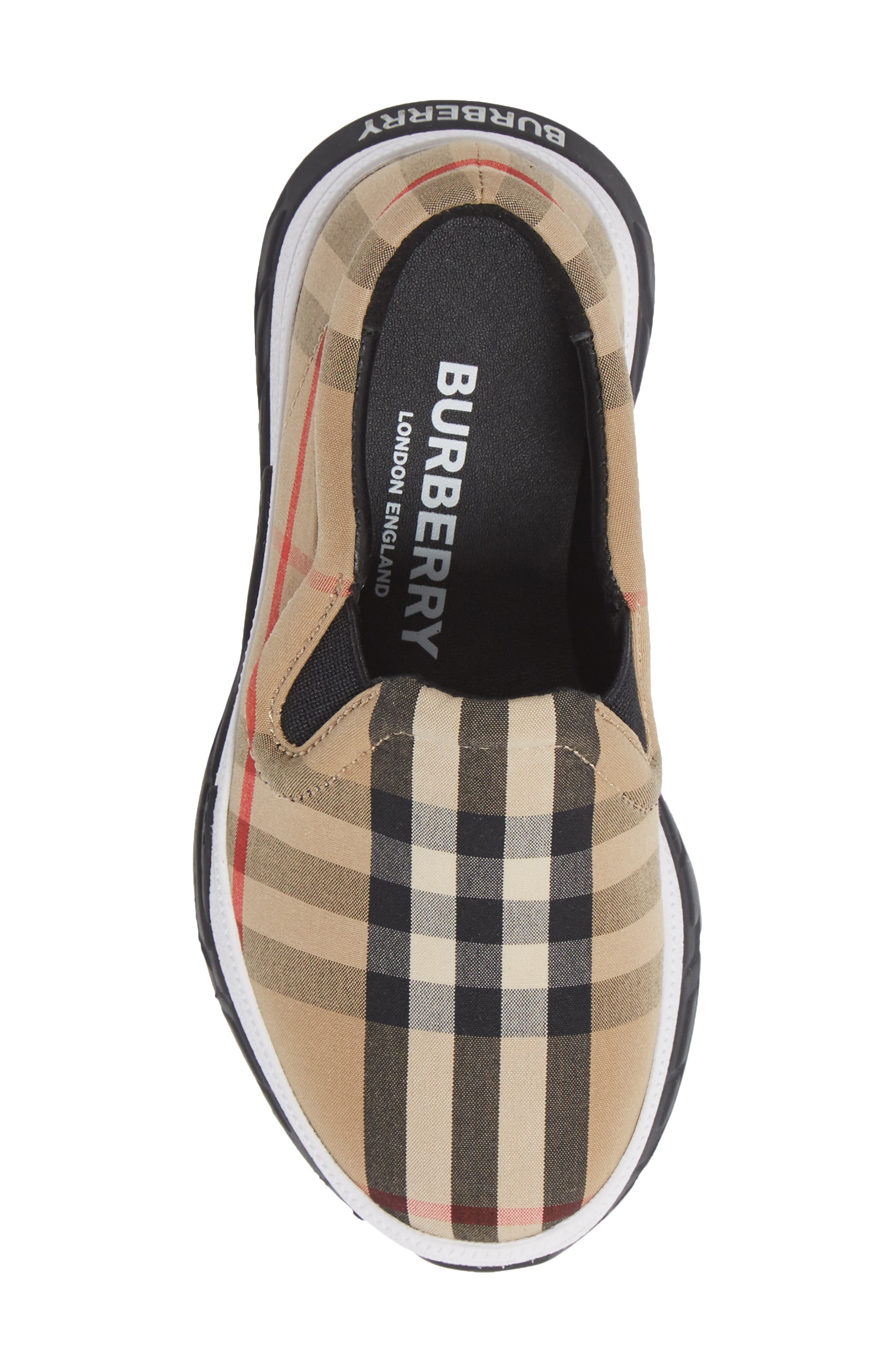 Burberry Brety Check Slip-On Sneaker, Alternate, color, 