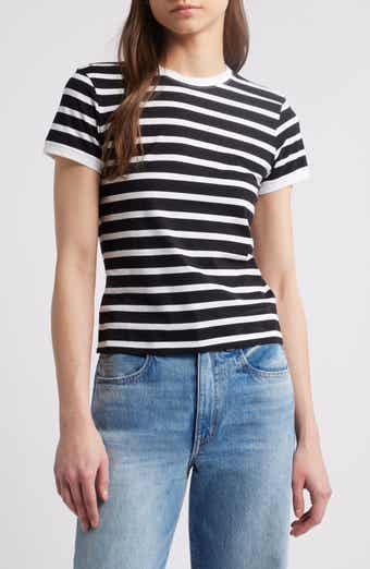FRAME Stripe Pima Cotton Baby Tee