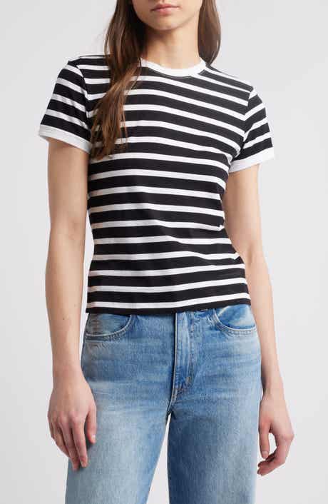 FRAME Stripe Pima Cotton Baby Tee