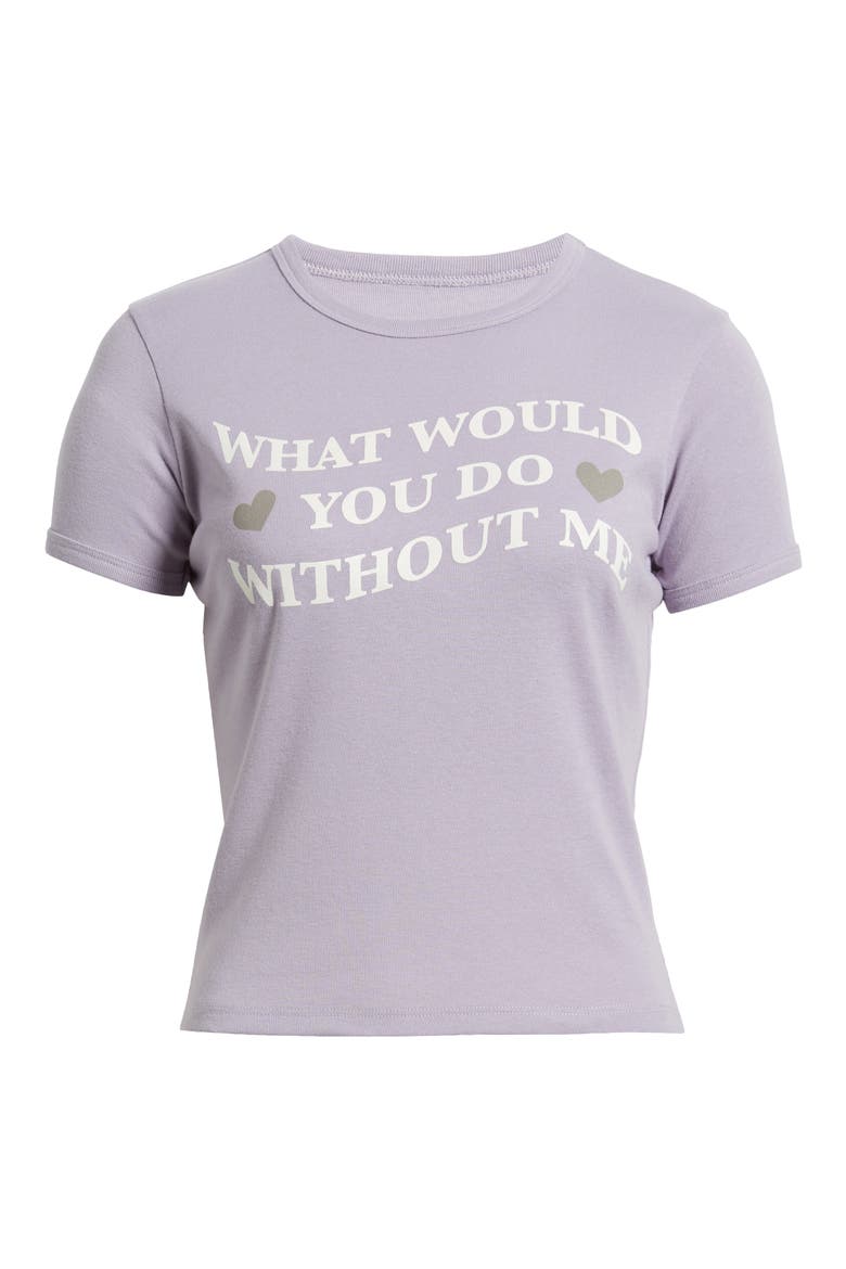 What Would You Do Graphic T-Shirt, Alternate, color, LILAC