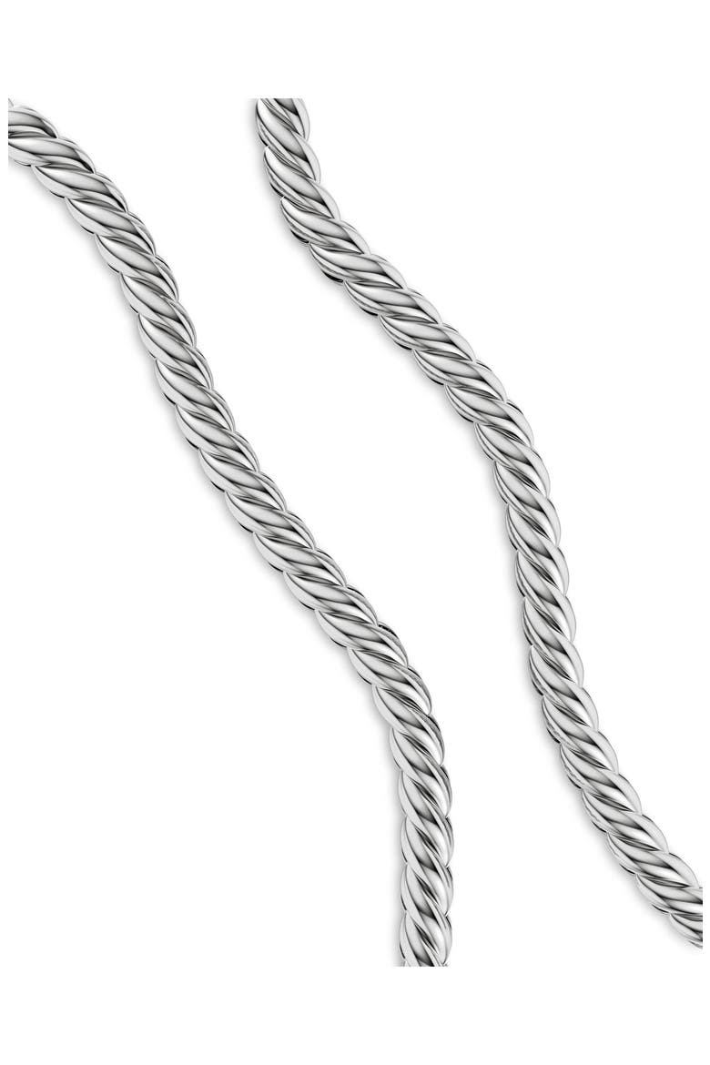 Sculpted Cable Chain Necklace, Alternate, color, SILVER