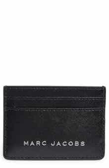 Saffiano Groove Leather Card Case