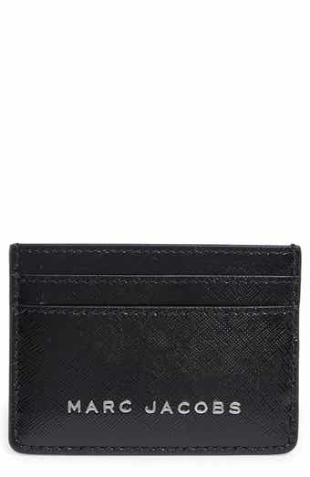 Saffiano Groove Leather Card Case