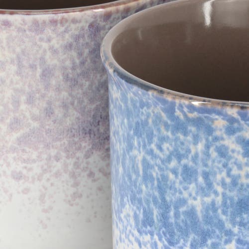 Gibson Home Blurry 4 Piece 19 Ounce Stoneware Straight Shape Mug Set In Multi