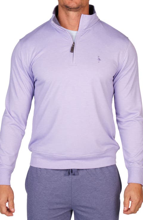 French Terry Quarter Zip Pullover