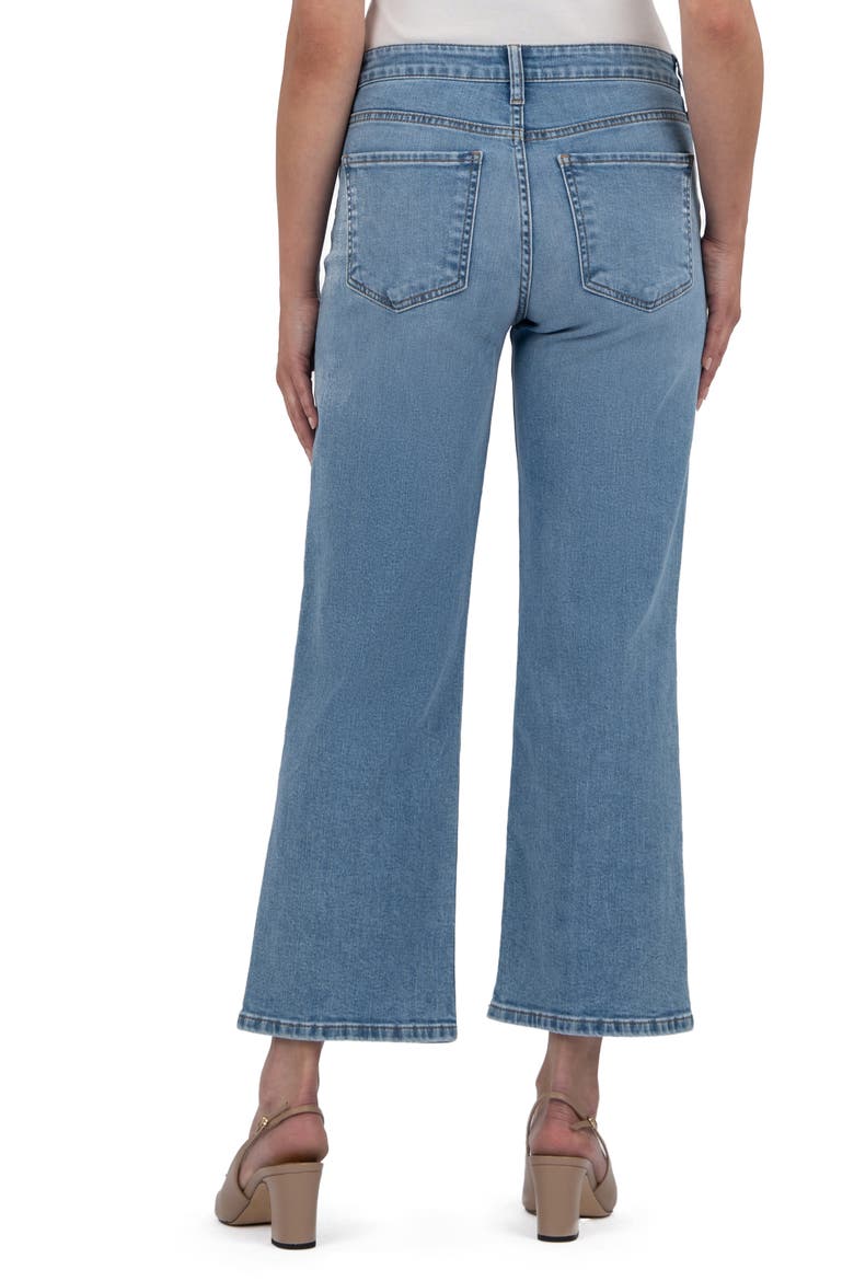 High Waist Wide Leg Jeans, Alternate, color, INCONTESTABLE W