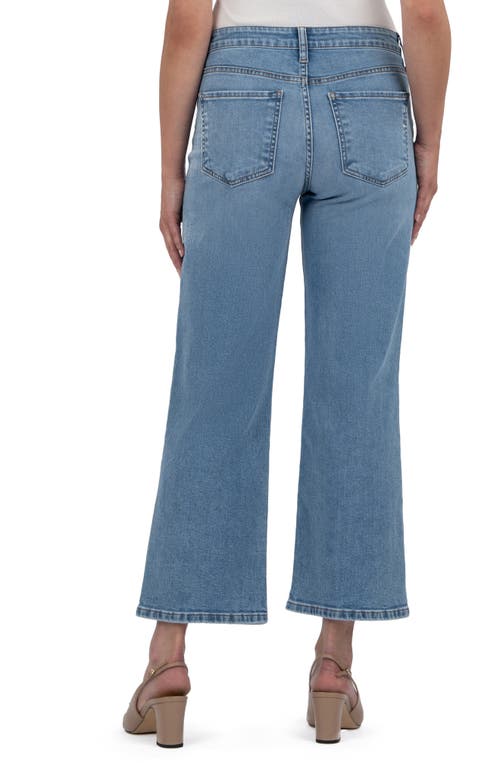 Kut From The Kloth High Waist Wide Leg Jeans In Blue