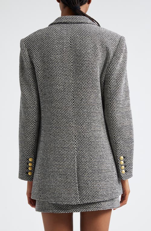 L Agence L'agence Riva Double Breasted Knit Blazer