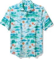 Tommy Bahama Bahama Coast Playa Grande IslandZone® Short Sleeve Button-Up Shirt