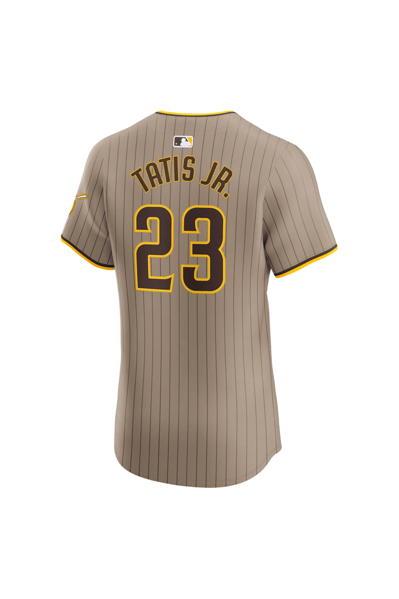 Men's Nike Fernando Tatis Jr. Sand San Diego Padres Alternate Elite Player Jersey, Alternate, color, Khaki