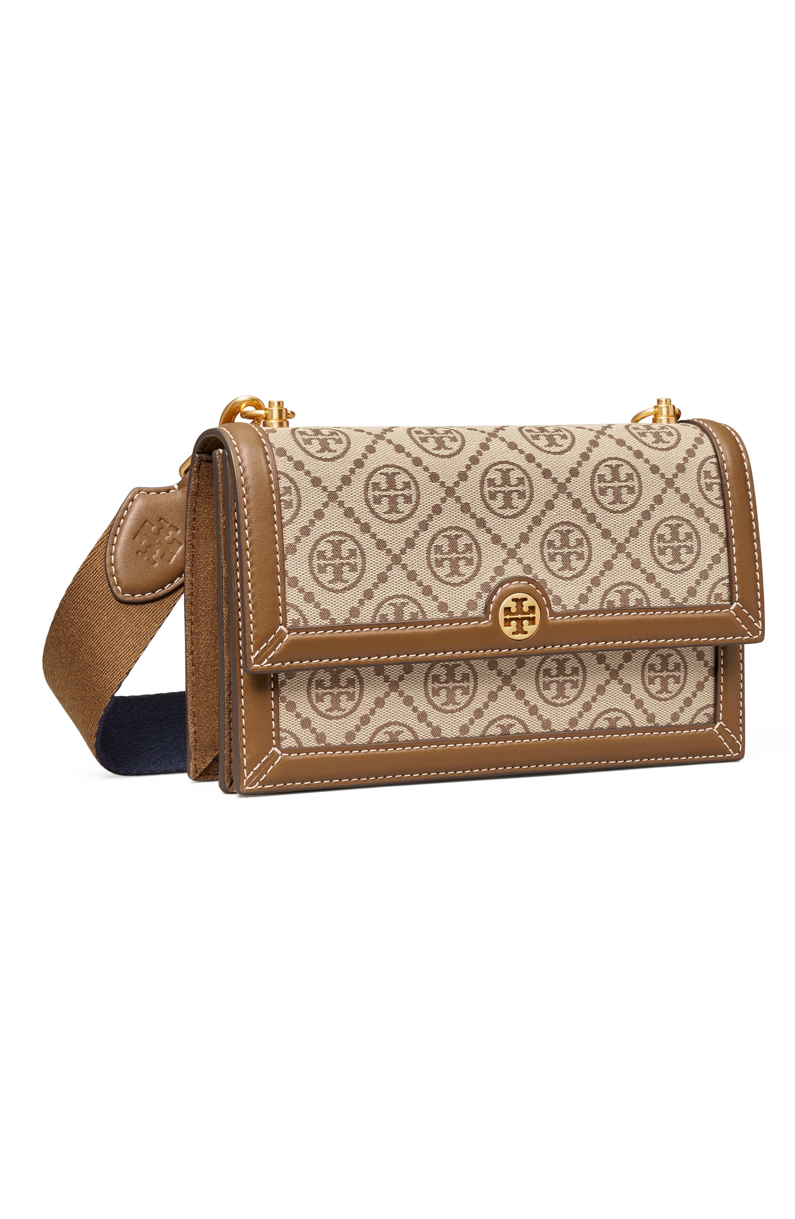 Tory Burch T Monogram Jacquard Mini Shoulder Bag, Alternate, color, 