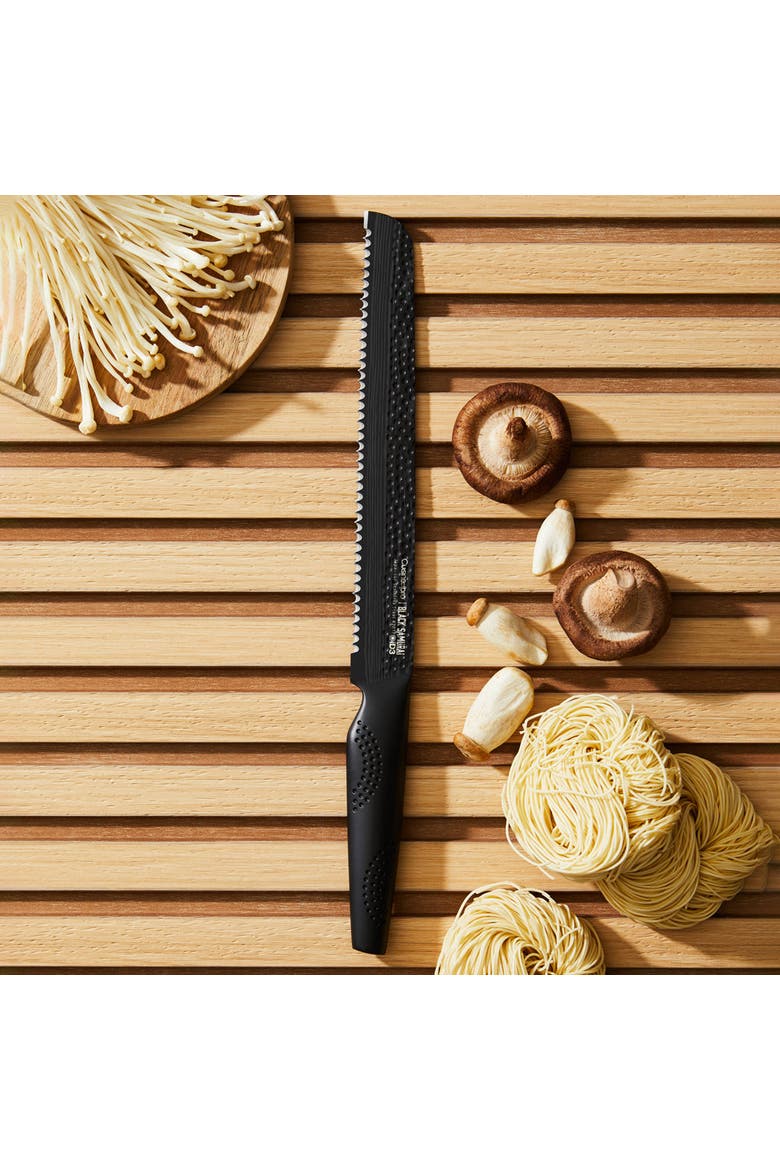 iD3® BLACK SAMURAI 8.5" Bread Knife, Alternate, color, Black