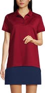 Lands' End School Uniform Young  Short Sleeve Rapid Dry Polo Shirt