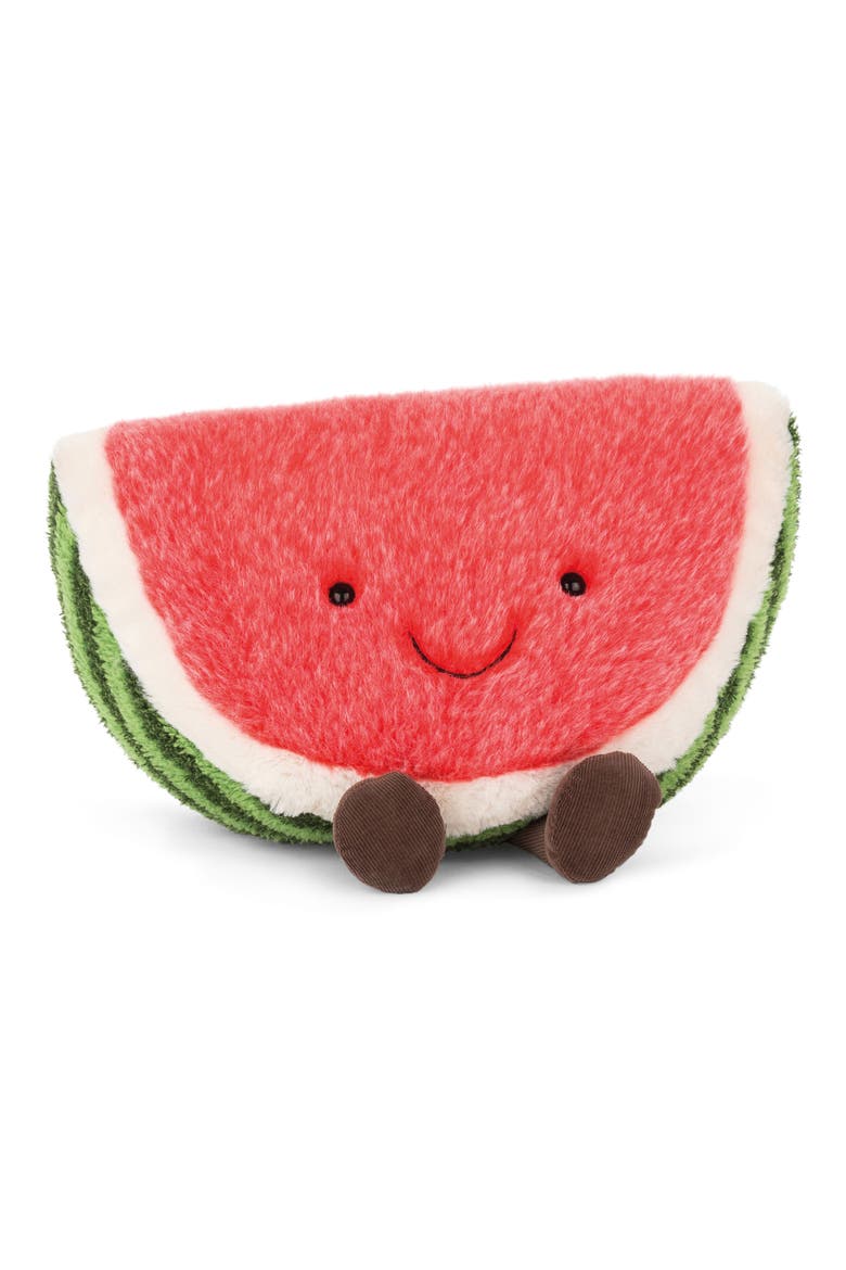 Amuseable Watermelon Plush Toy, Main, color, WATERMELON