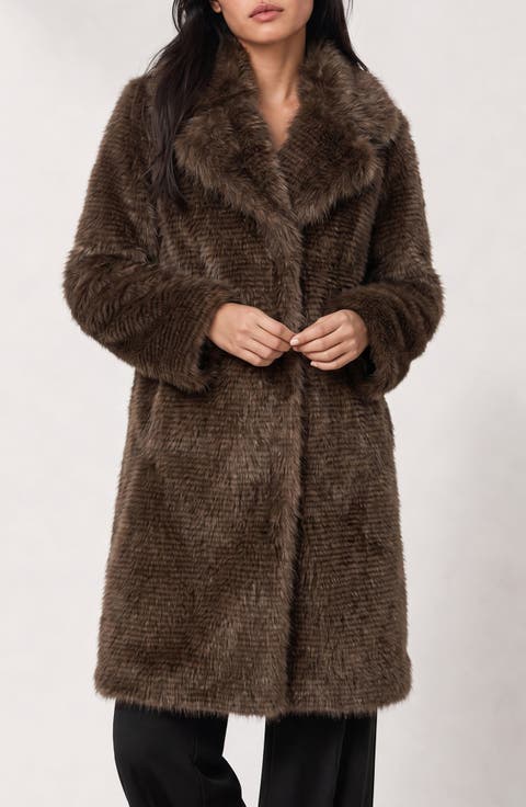 Sylvia Faux Fur Coat