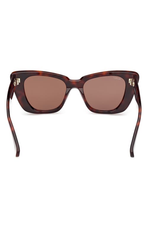 Max Mara Glimpse5 50mm Polarized Butterfly Sunglasses
