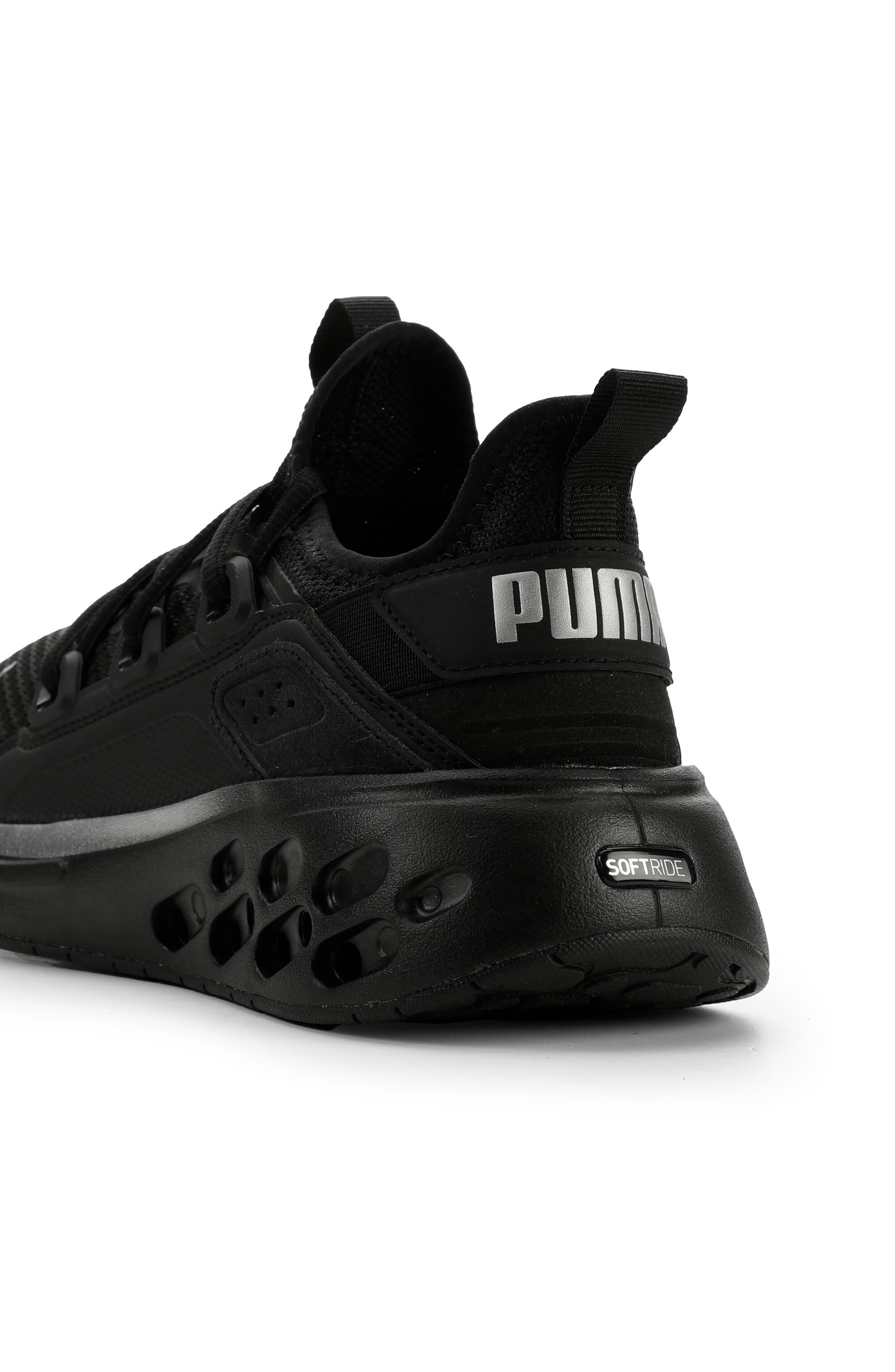 PUMA Softride Frequence Street Sneaker, Alternate, color, Puma Black-Puma Silver