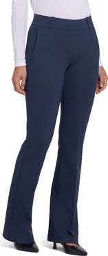 NYDJ Pull-On Flare Leg Ponte Knit Trousers