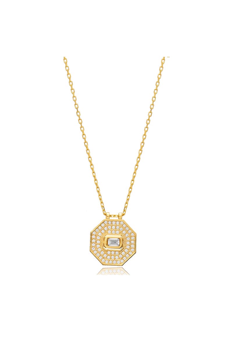 Mystic Medallion Necklace, Main, color, Gold