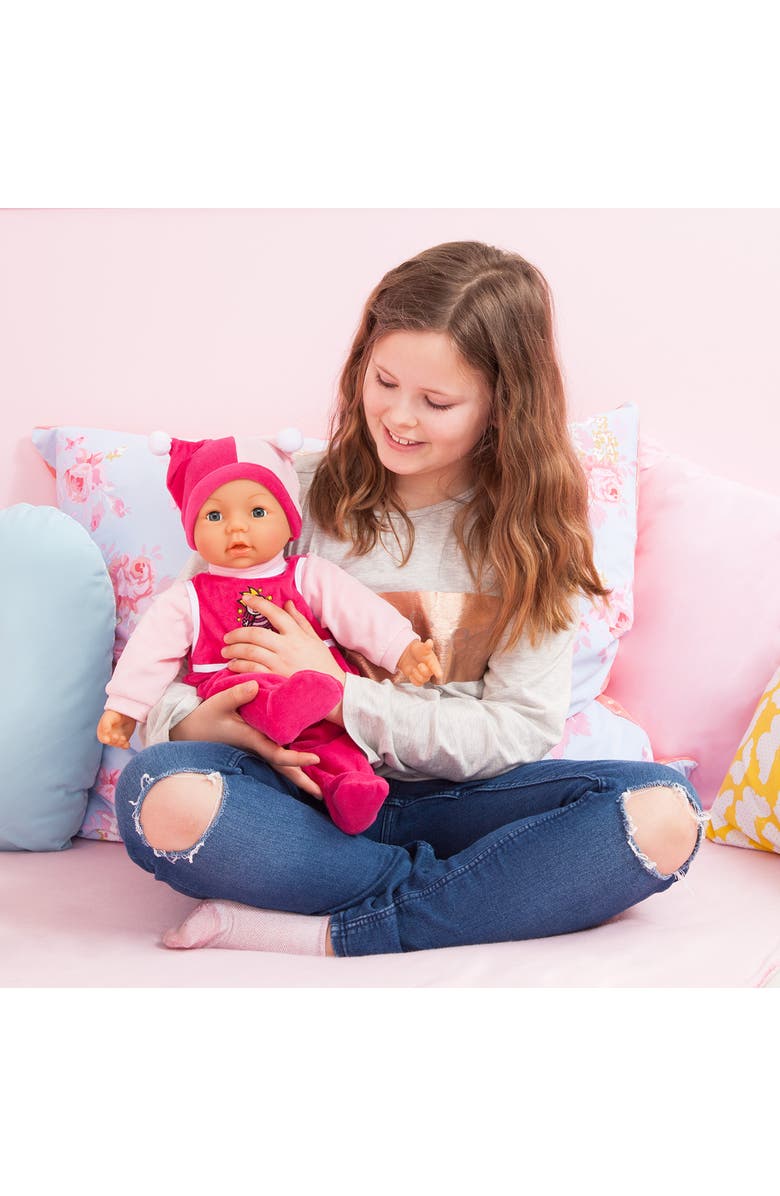 Bayer Design 18 Inch Hello Baby Multi Function Baby Doll, Alternate, color, Multicolored