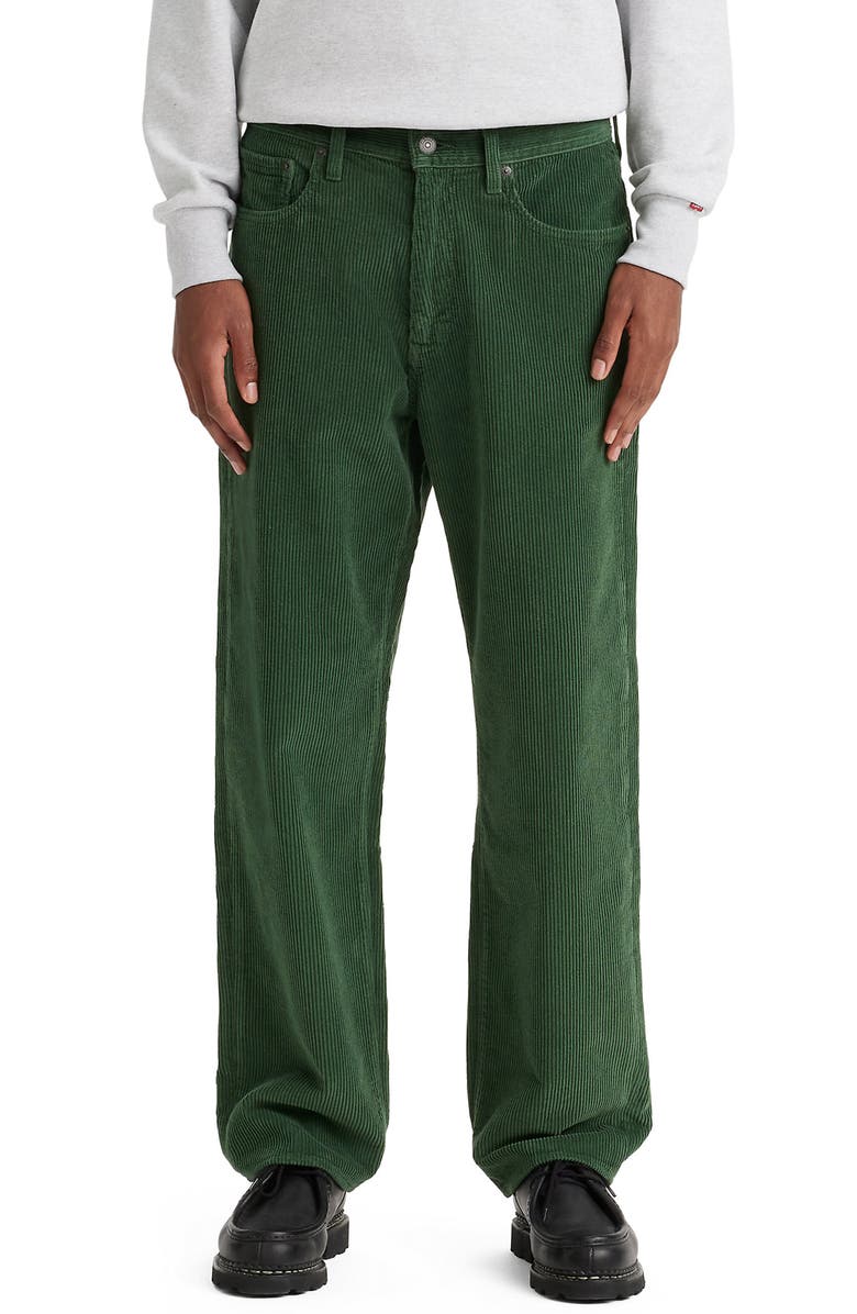 Levi's<sup>®</sup> 568<sup>™</sup> Loose Straight Leg Corduroy Jeans, Main, color, Python Green Cord Gd