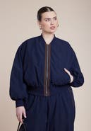 ELOQUII Nylon Track Jacket