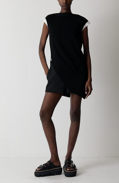 Sacai Suiting X Knit Dress | Nordstrom