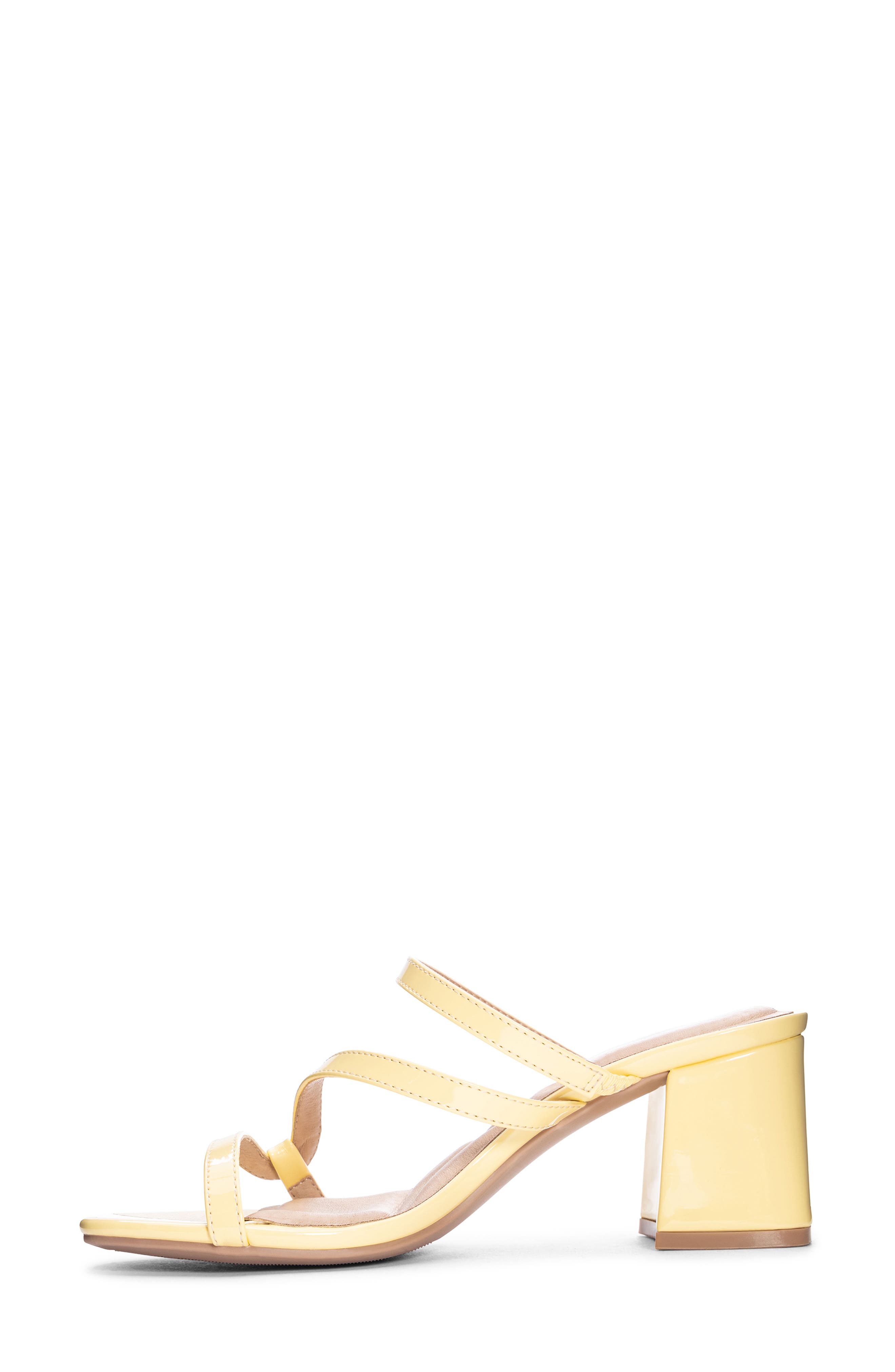 CL BY LAUNDRY Blaine Block Heel Sandal, Alternate, color, Light Yellow